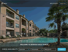 Tablet Screenshot of missioneaglepointe.com